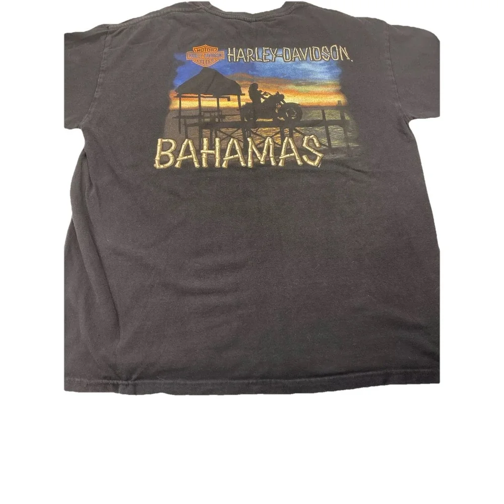 Harley Davidson Bahamas Tshirt 2Sided Print‎ SZ XL